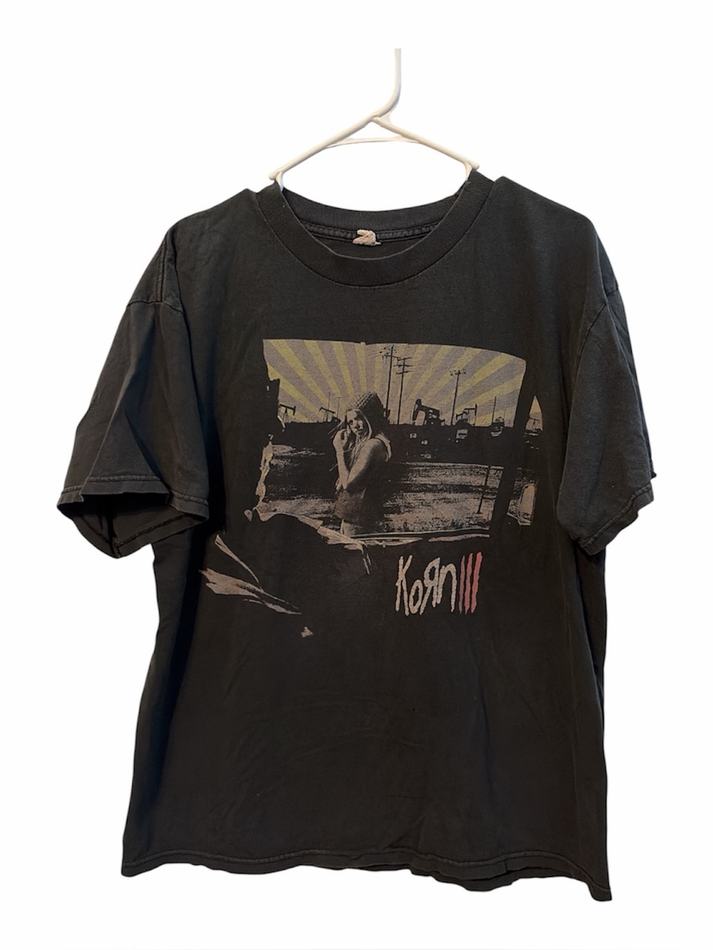 Korn 2010 Tour Graphic T-Shirt Size Large